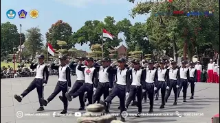 Aksi Memukau Barisan Putra SMK Negeri 1 Sukawati Guncang Lapangan Astina Gianyar