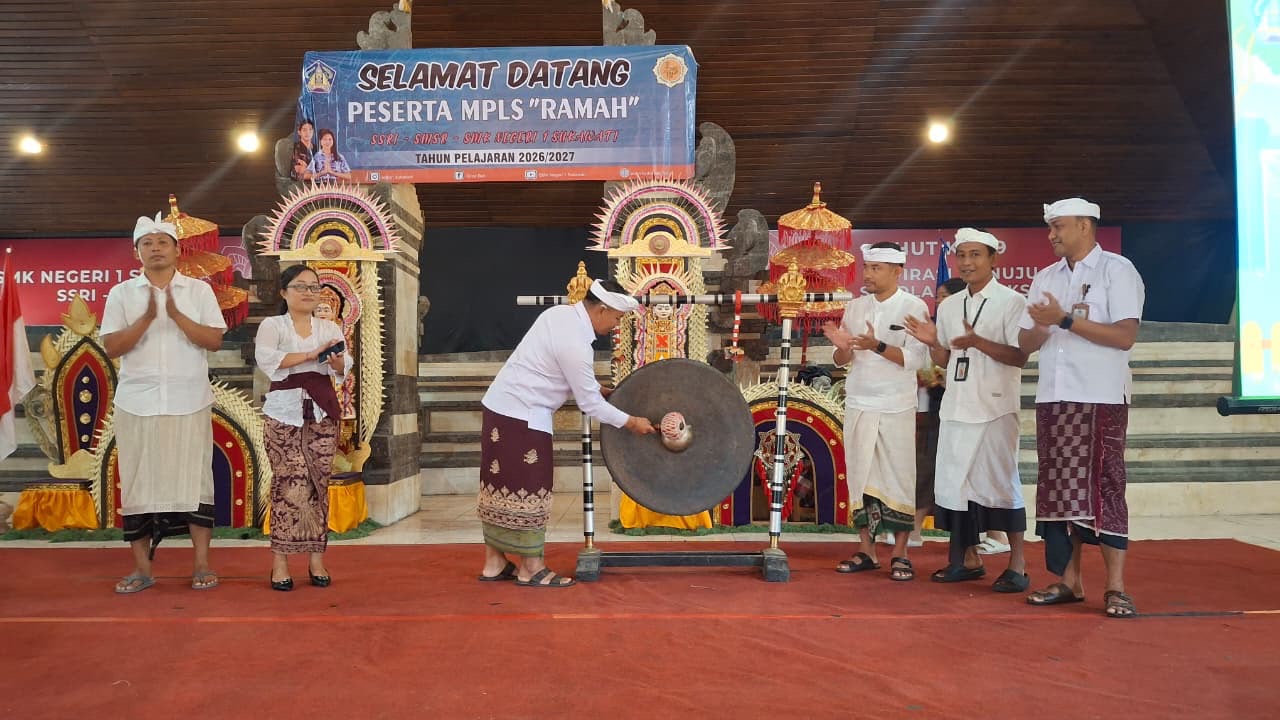 SMK Negeri 1 Sukawati Resmi Buka MPLS Ramah Tahun Pelajaran 2026/2027