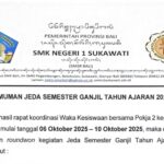 Jeda Semester Ganjil Tahun Pelajaran 2025/2026